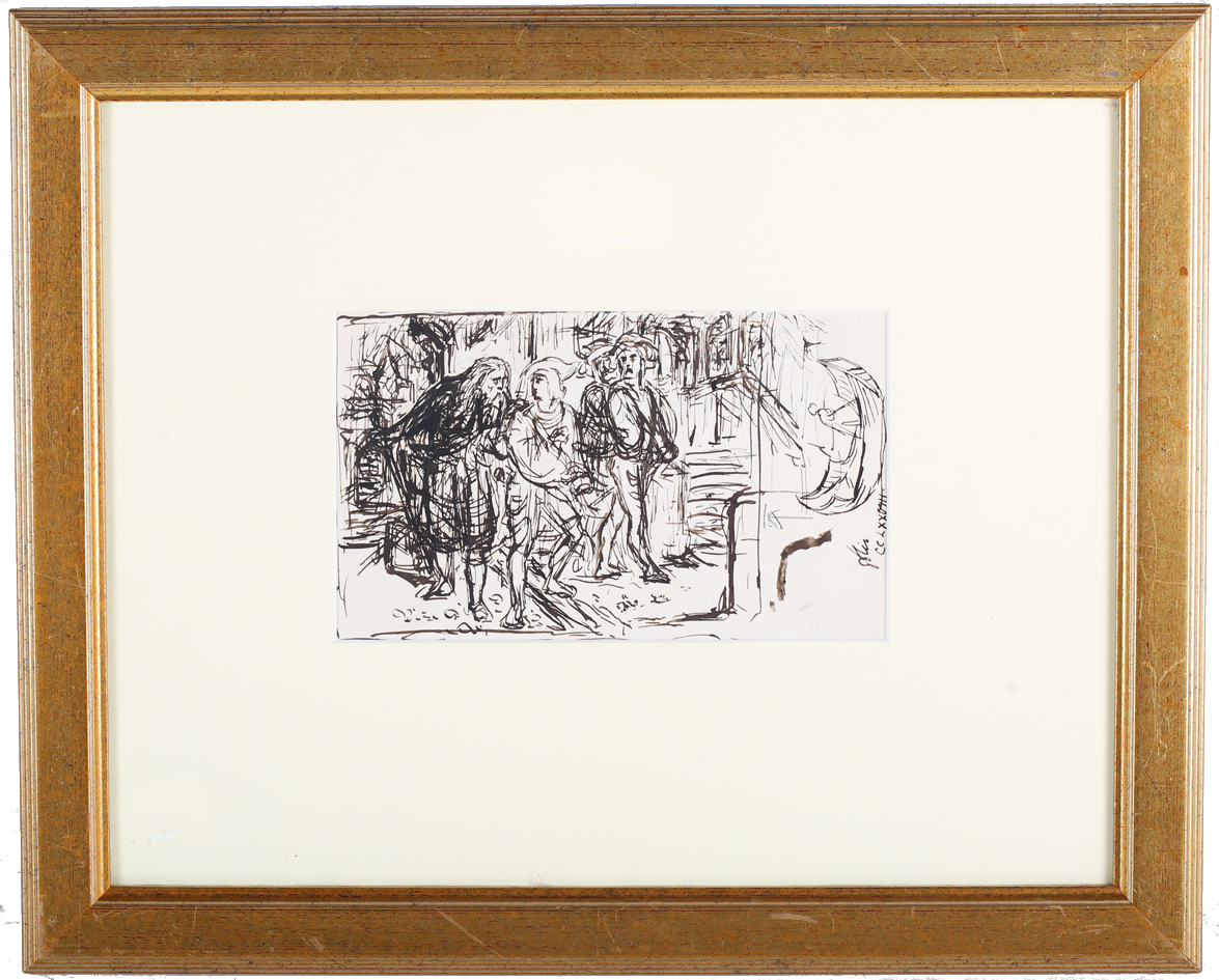 Study for Rime of the Ancient Mariner (Plate 1)