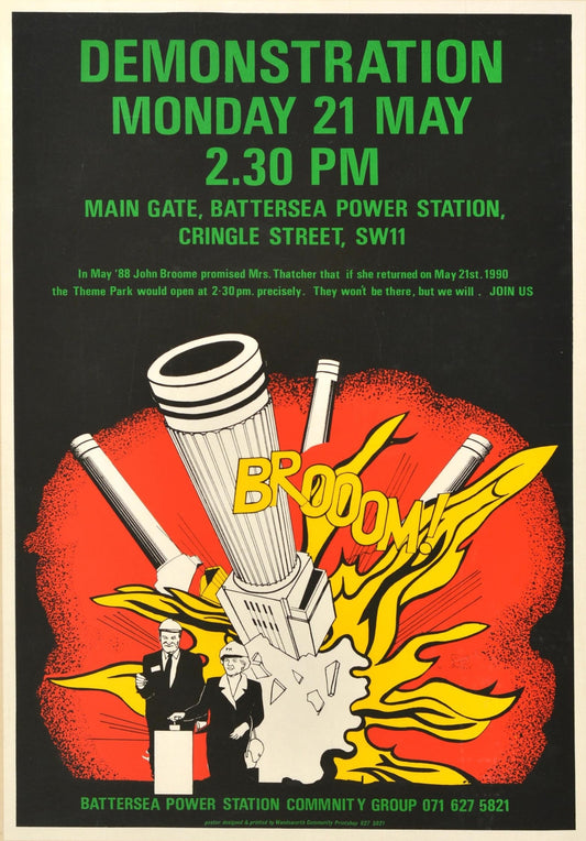 Demonstration Monday 21 May
