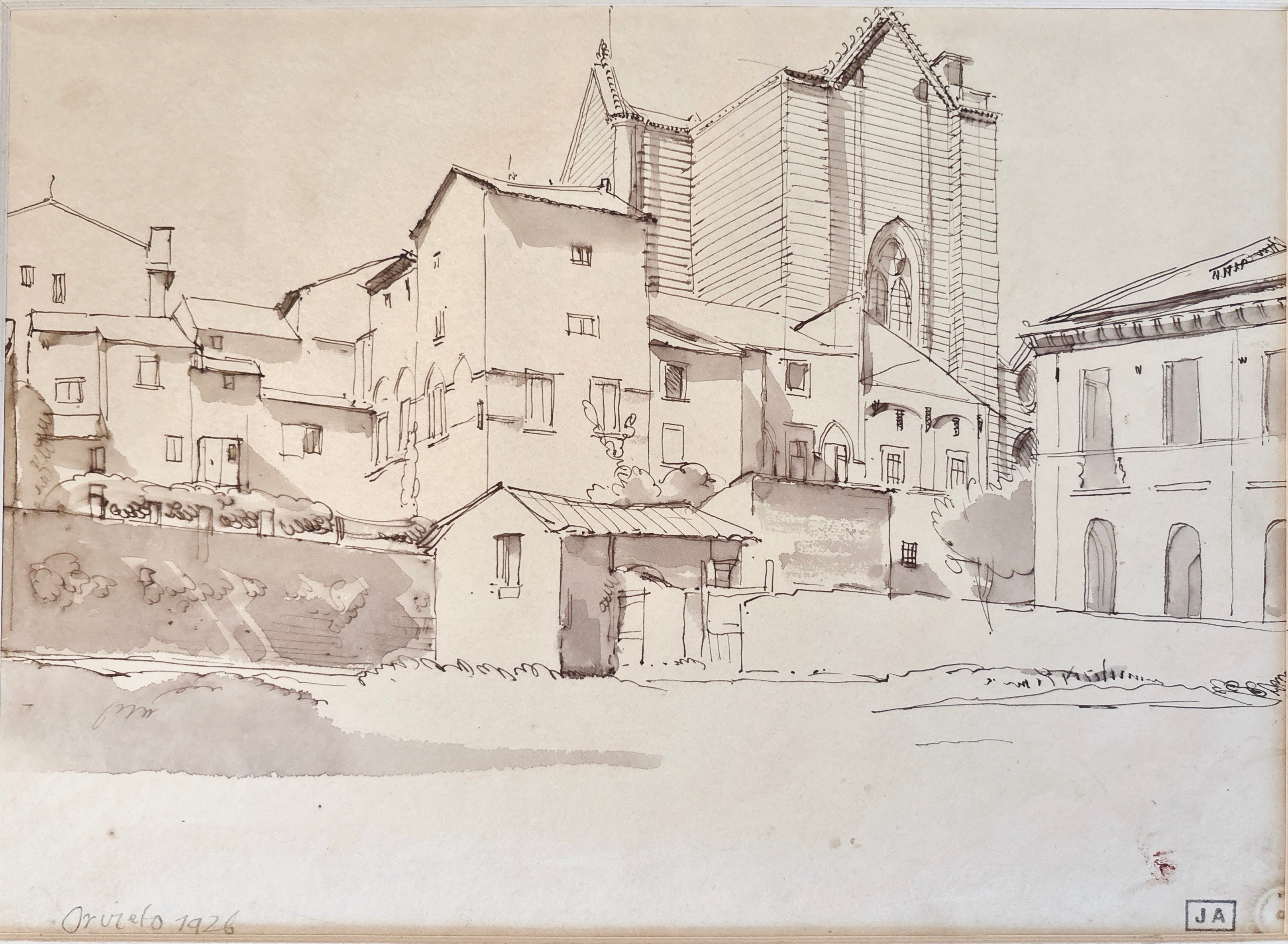Aldridge, John (1905-1983) - Orvieto, 1926
