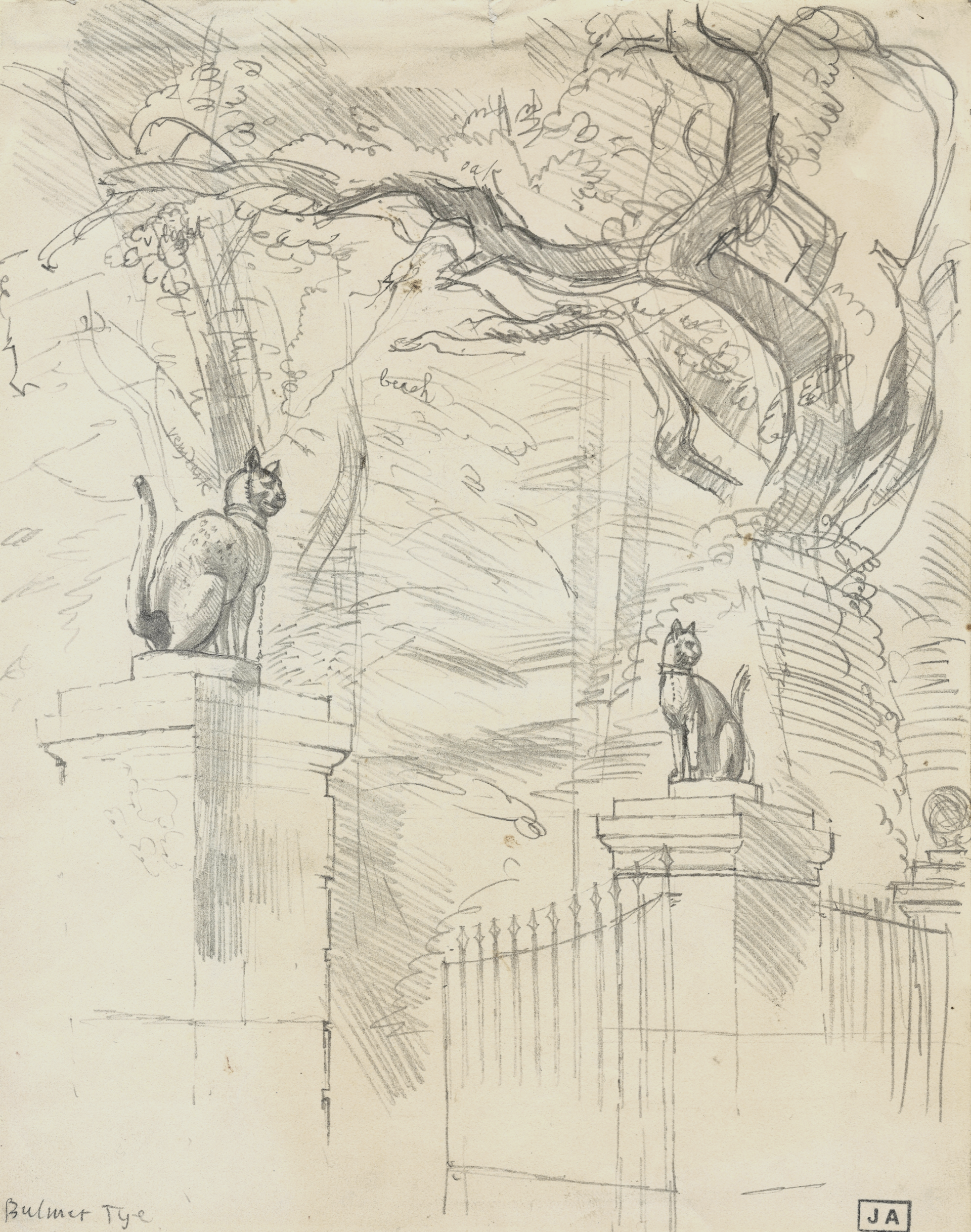 Aldridge, John (1905-1983) - Bulmer Tye, c. 1950