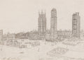 Wiltshire, Stephen (b. 1974) - Canary Wharf, 1988
