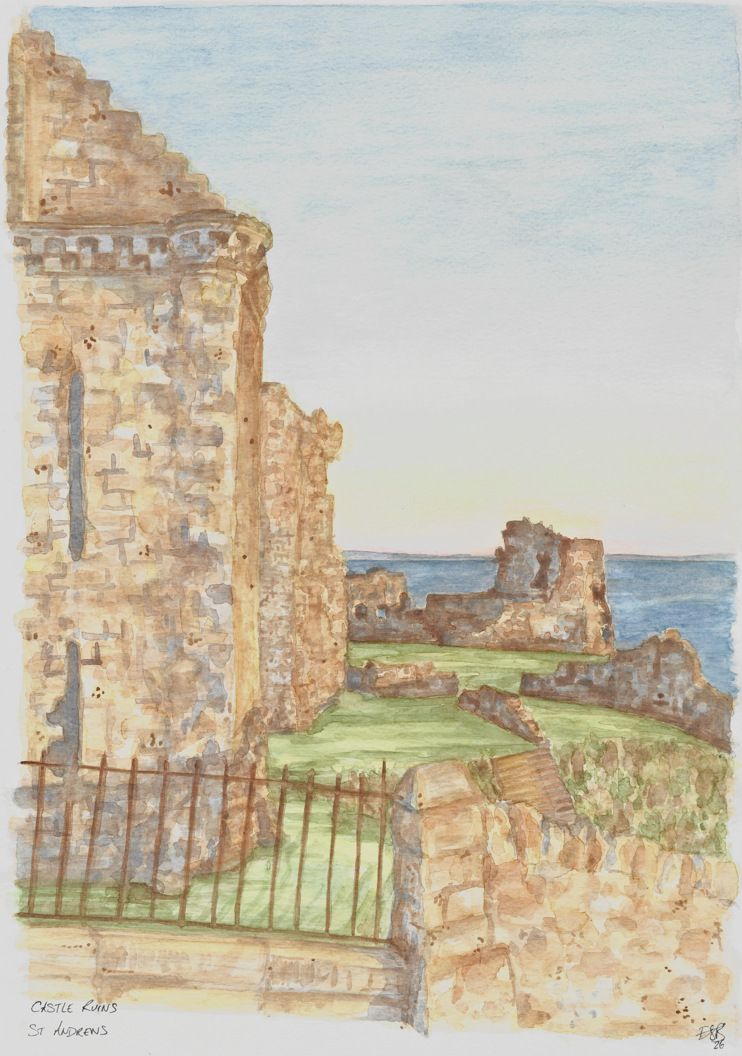 Bateson, Darcey (2005 - ), Castle Ruins, St Andrews, 2026