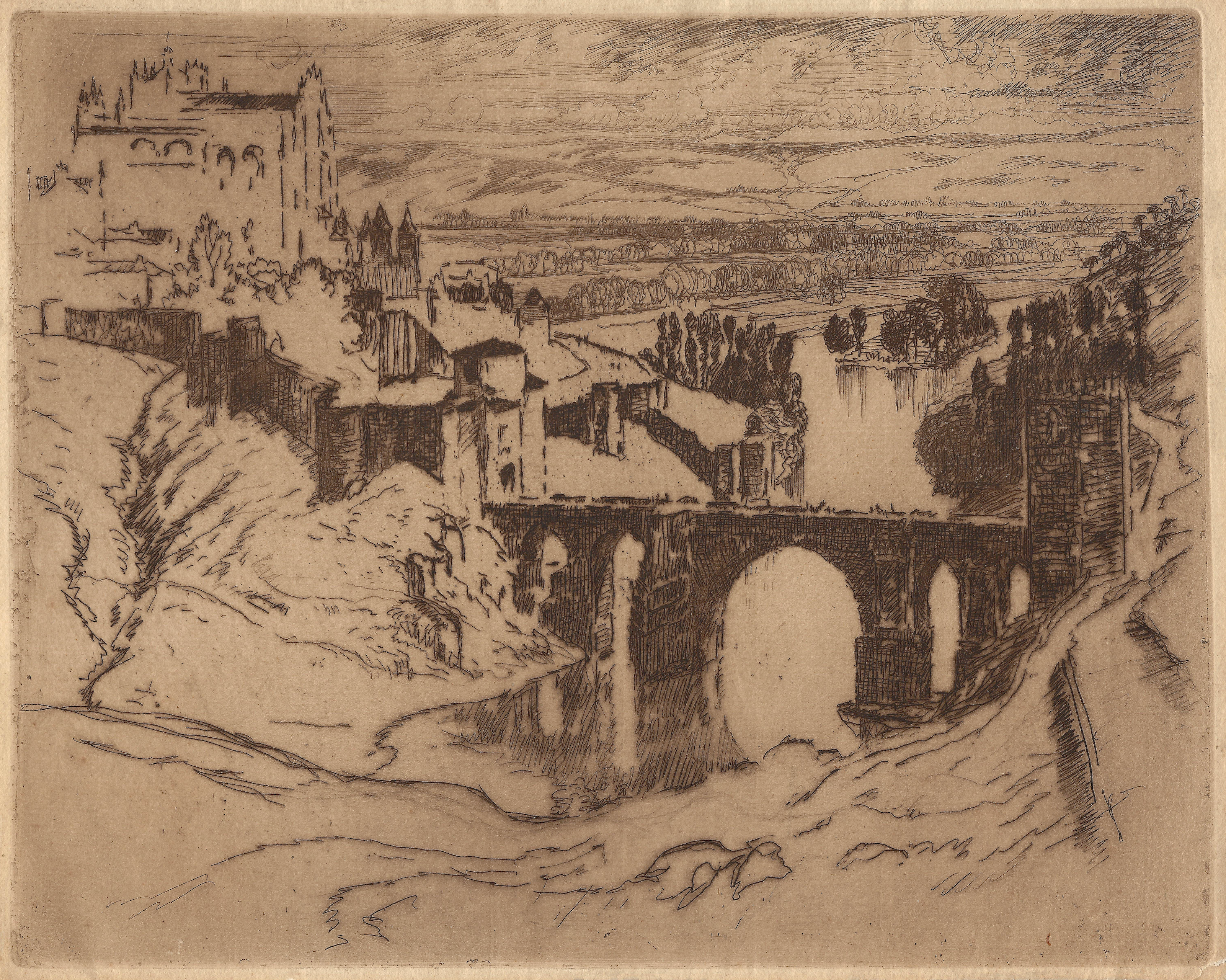 Unknown - Cathedral Looking Over Valley, c. 1920