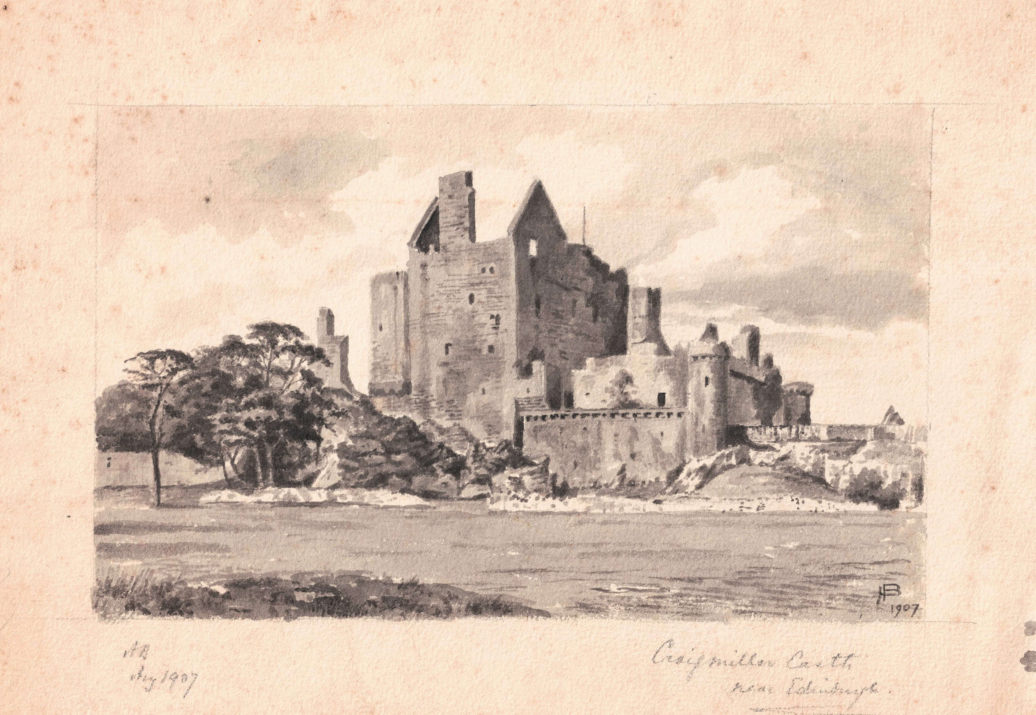 Blackwood, Alexander - Craigmillar Castle near Edinburgh, 1907