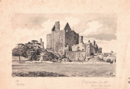 Craigmillar Castle near Edinburgh