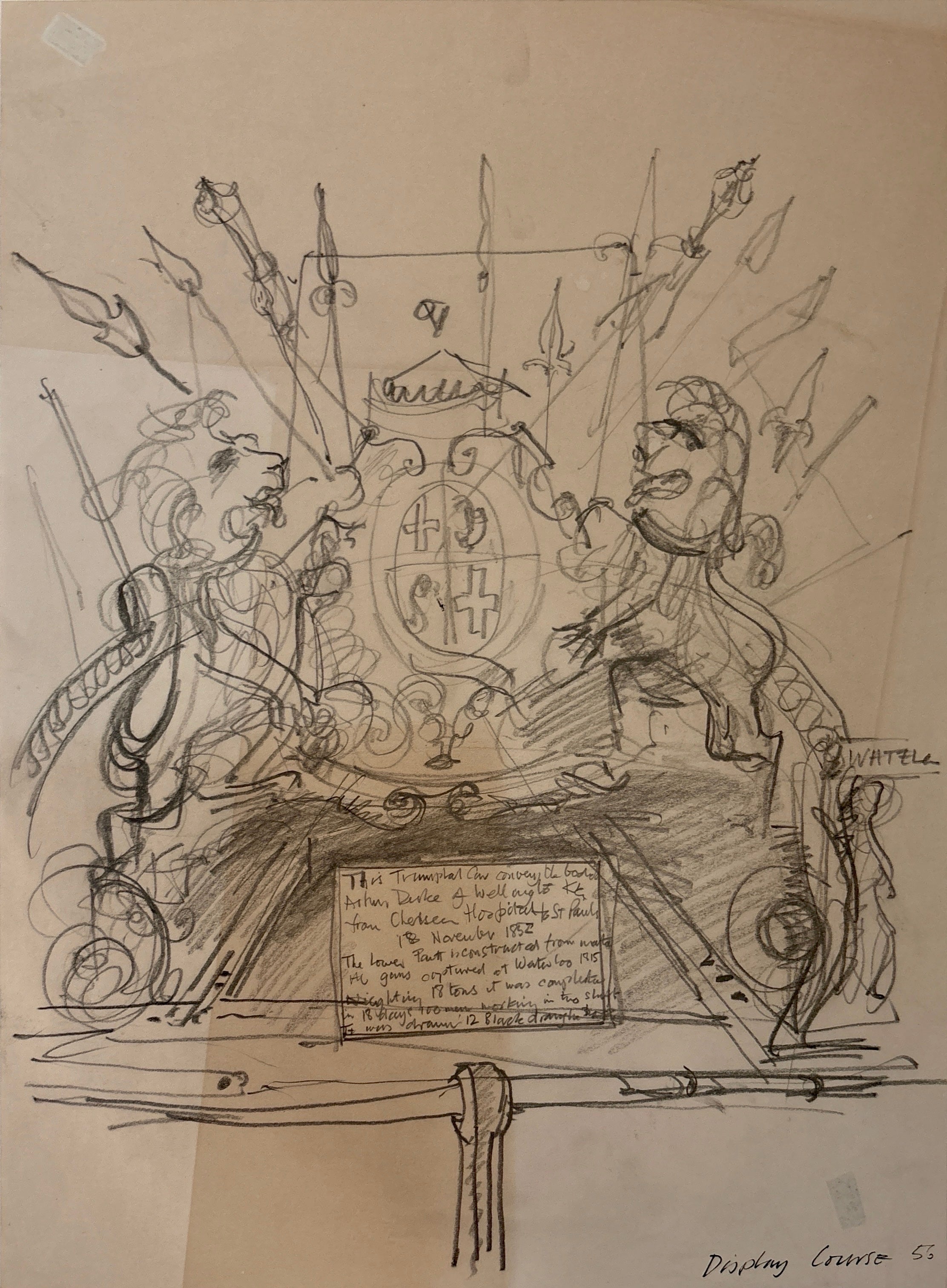 Bartram, Harold (1928-2022) - Duke of Wellington's Coat of Arms, c. 1956