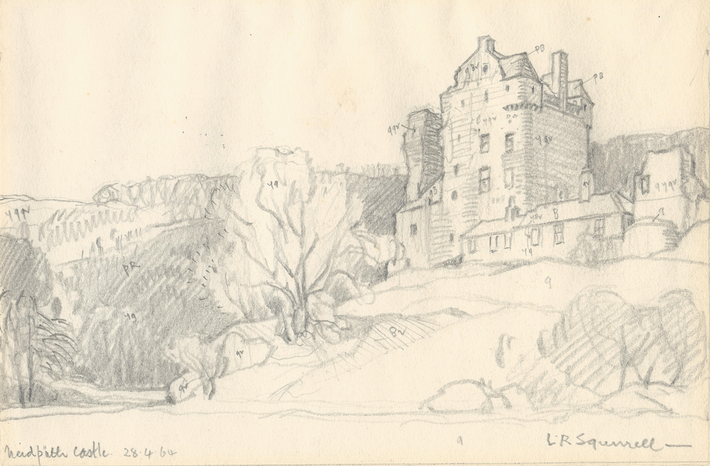 Squirrel, Leonard (1893-1979) - Neidpath Castle, 1964