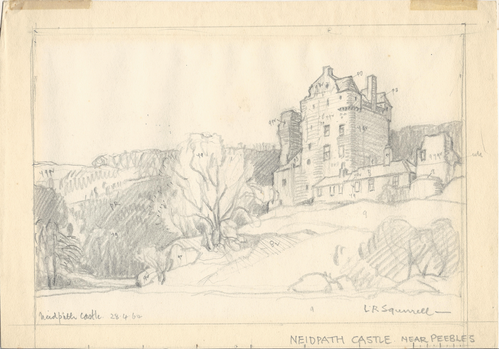 Squirrel, Leonard (1893-1979) - Neidpath Castle, 1964