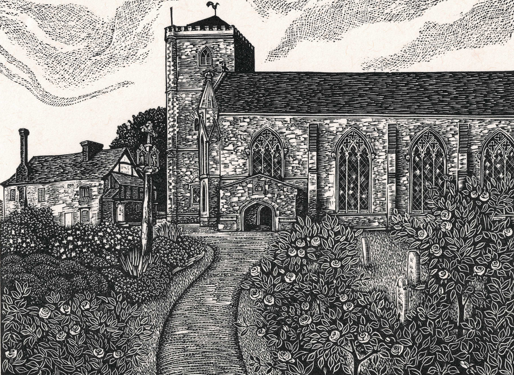 Paynter, Hilary (b. 1943) - Dorchester Abbey, c. 1975