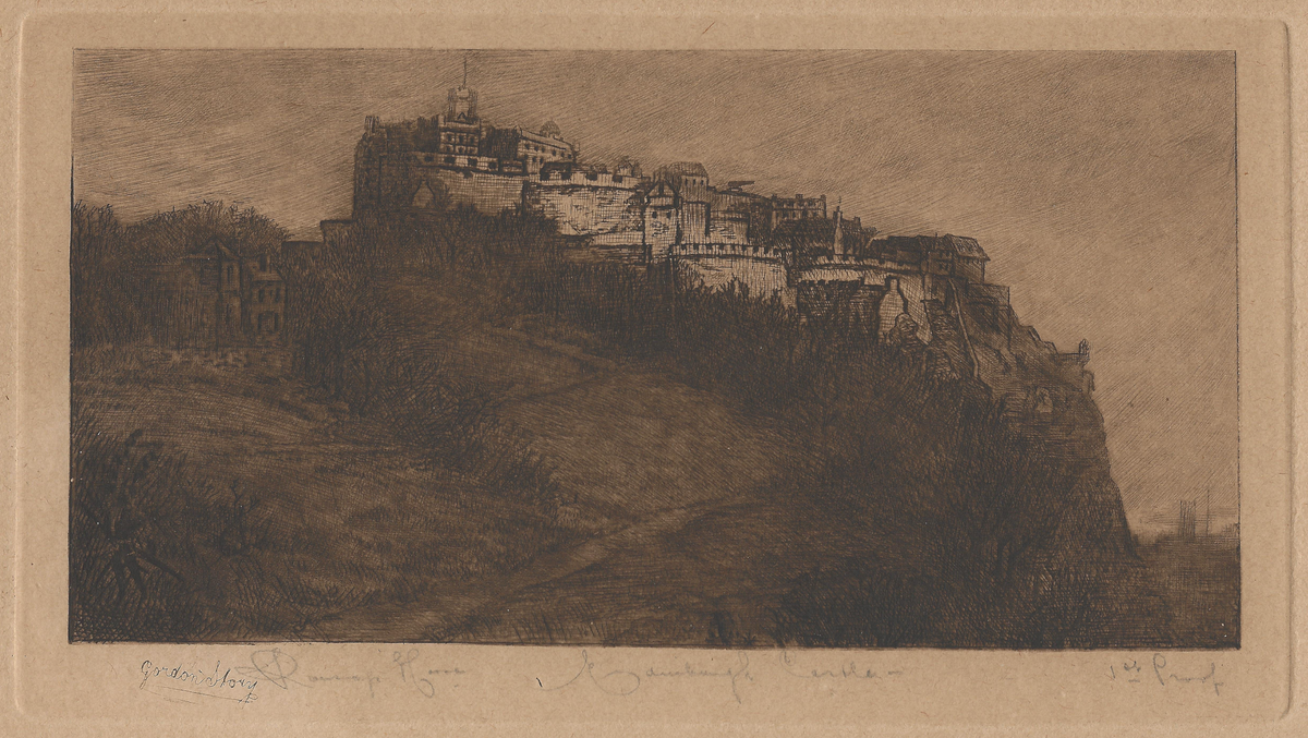 Story, Gordon (1860 - 1928) - Ramsay's House, Edinburgh Castle, c. 1910