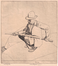 Austin, Robert (1895-1973) - The Fisherman, 1927