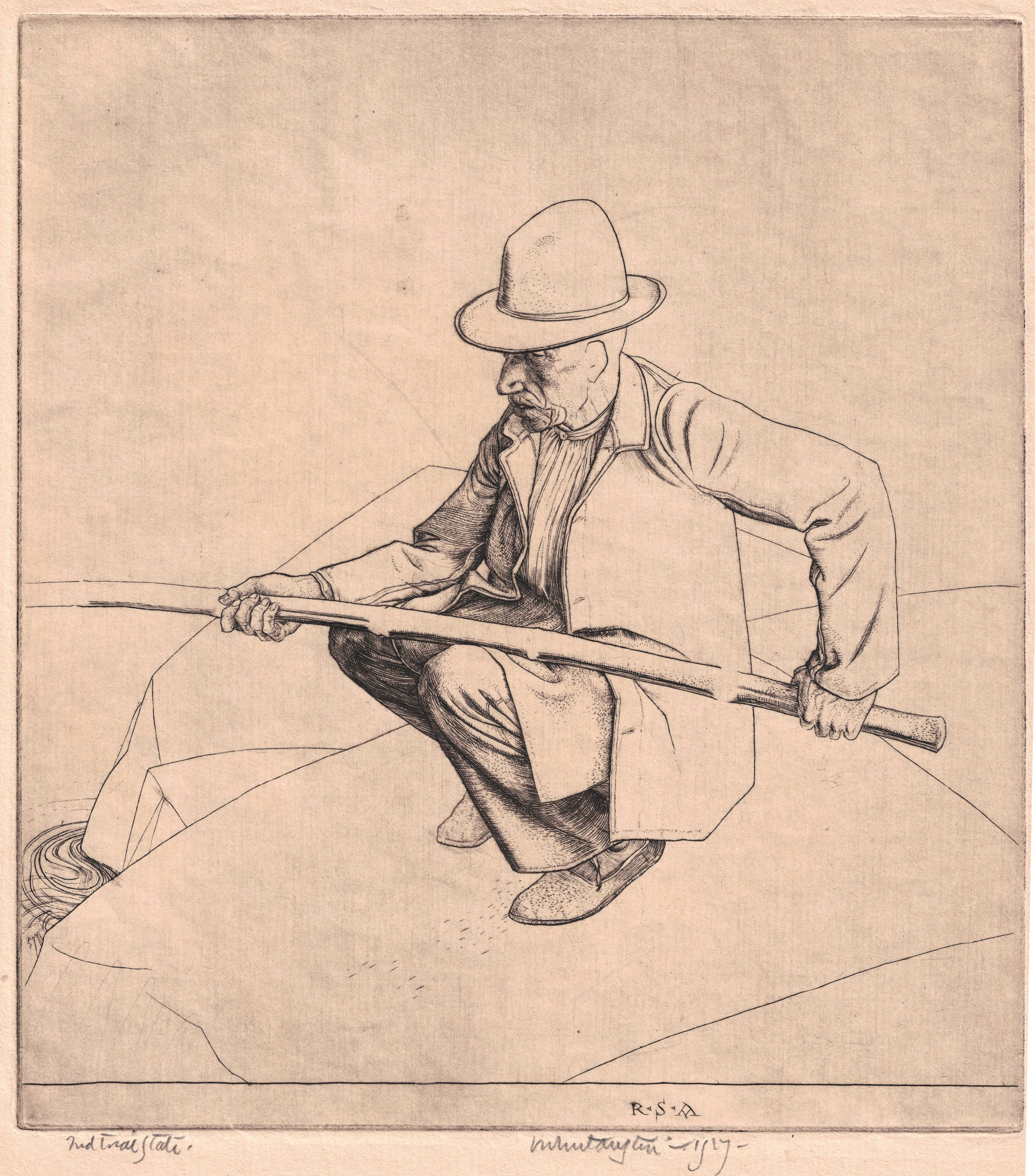 Austin, Robert (1895-1973) - The Fisherman, 1927
