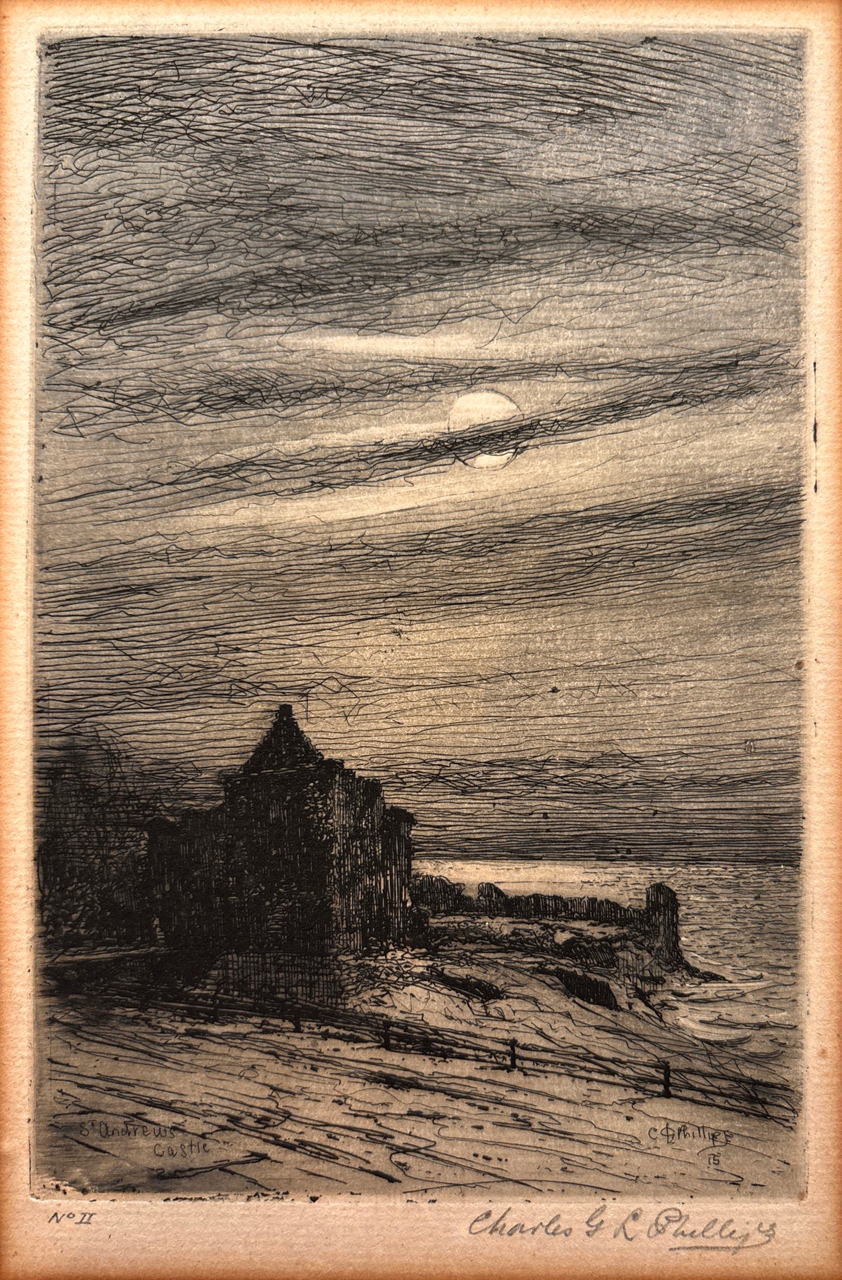 Phillips, Charles Gustav Louis (1863 – 1944) - St Andrews Castle, 1915