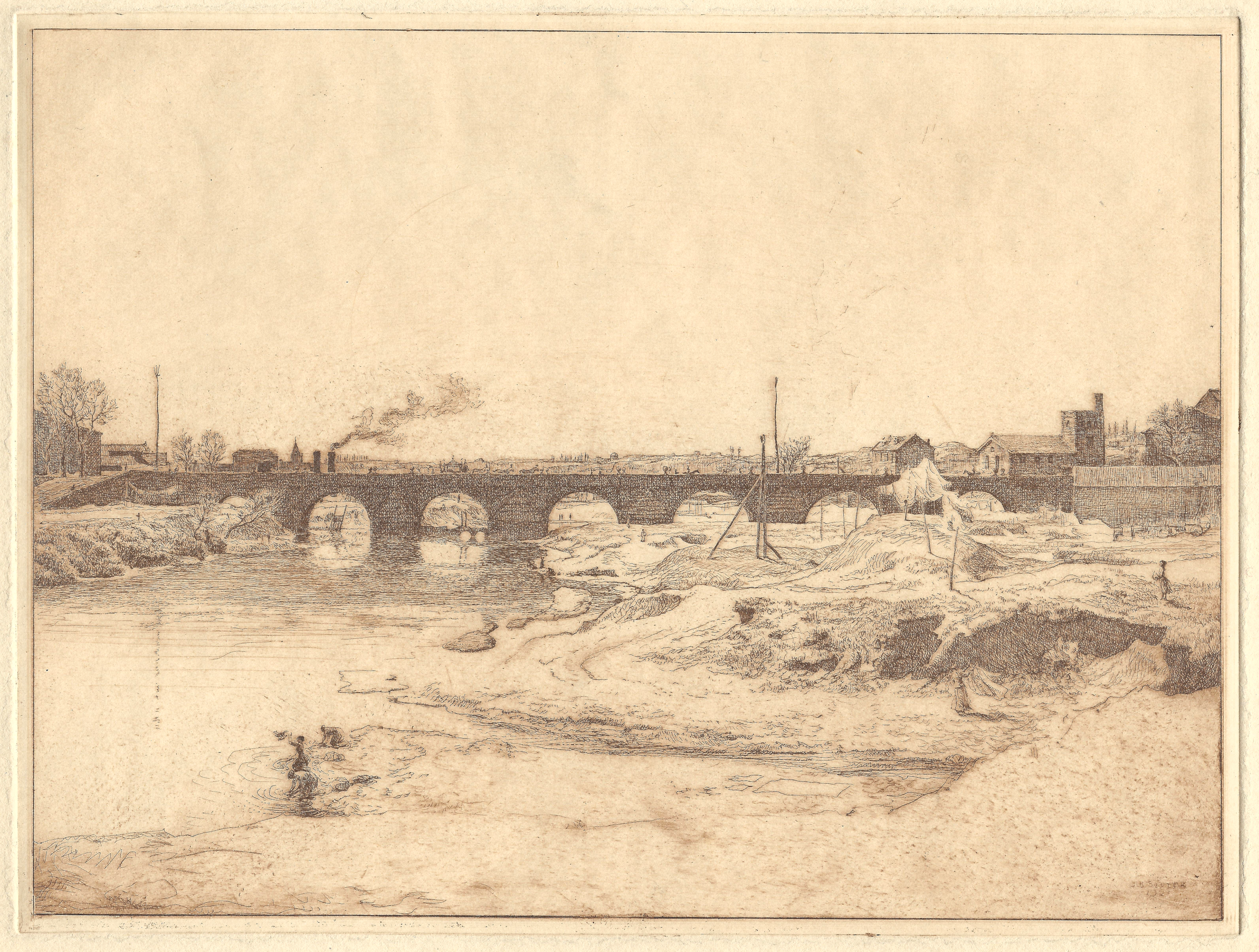 Souter, John Bulloch (1890-1972) - Puente de Segovia, Madrid, 1921