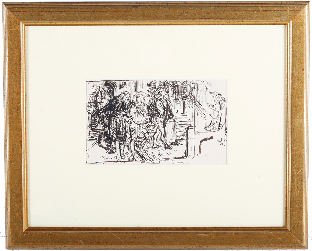 Study for Rime of the Ancient Mariner (Plate 1)