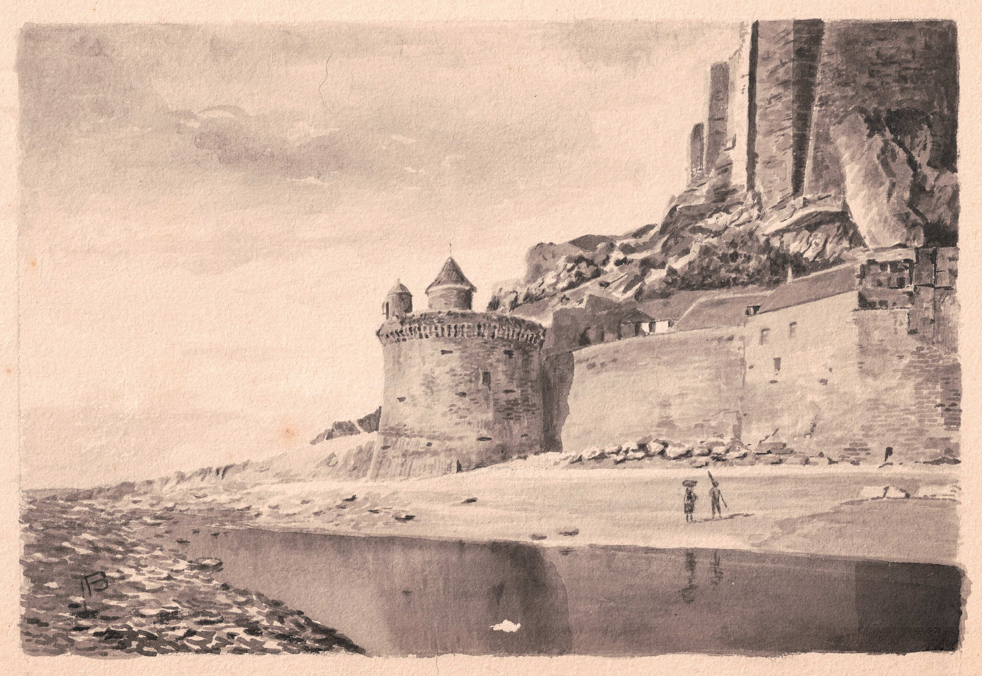 Blackwood, Alexander - Mill Tower at Mont Saint Michel, c. 1900