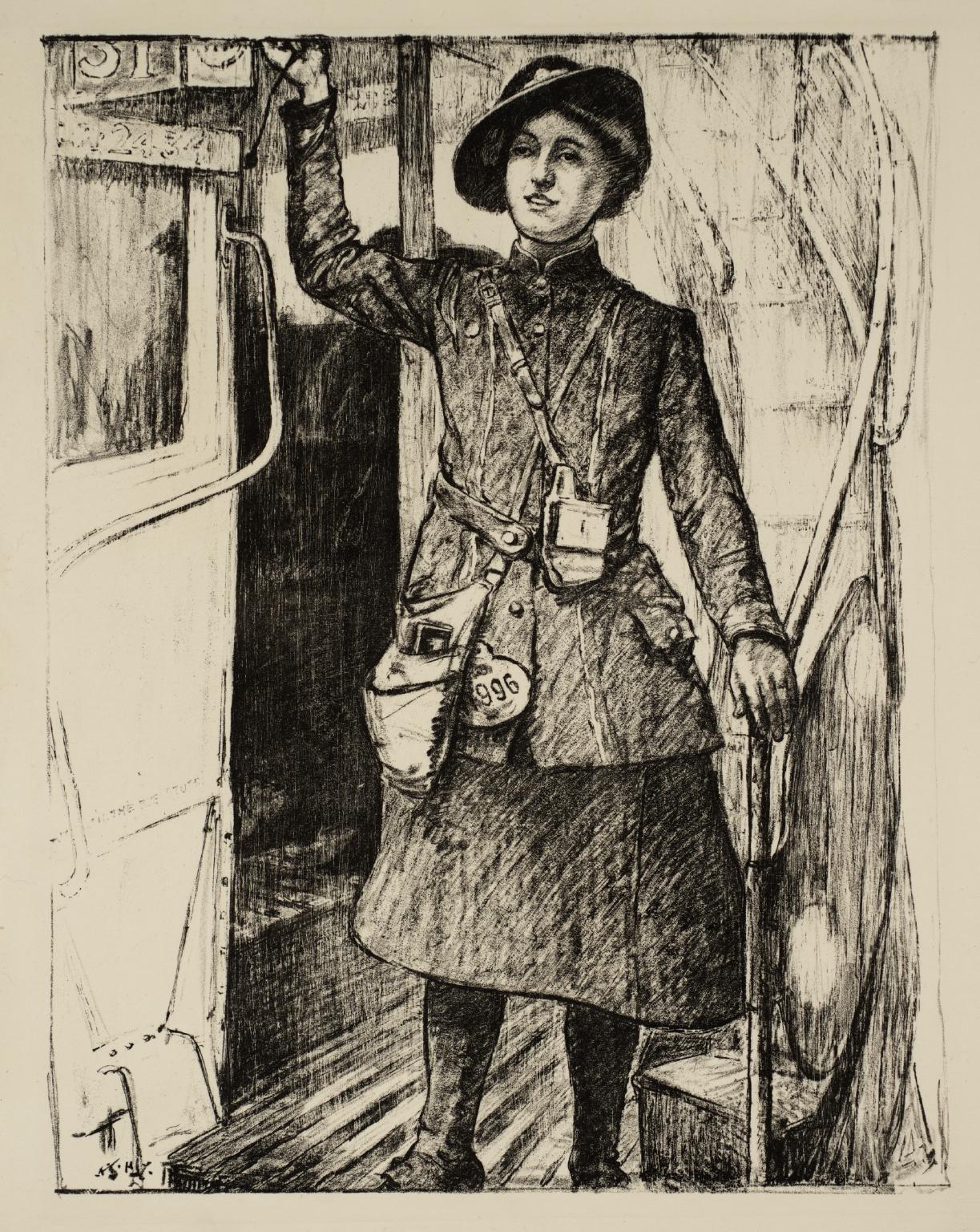 In the Towns – Bus Conductress