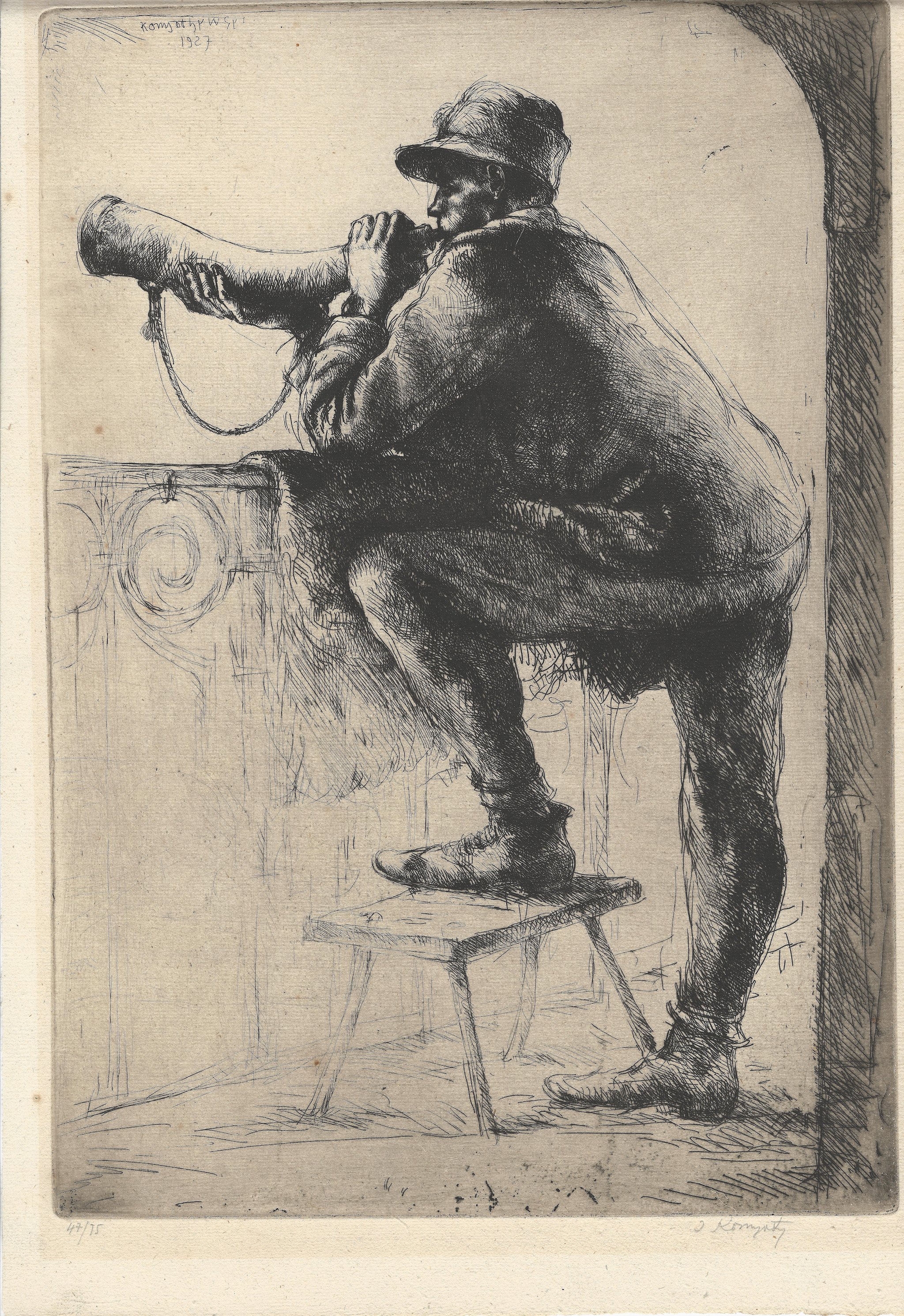 Komjáti, Julius (1894-1958) - The Princess' Guard, 1927
