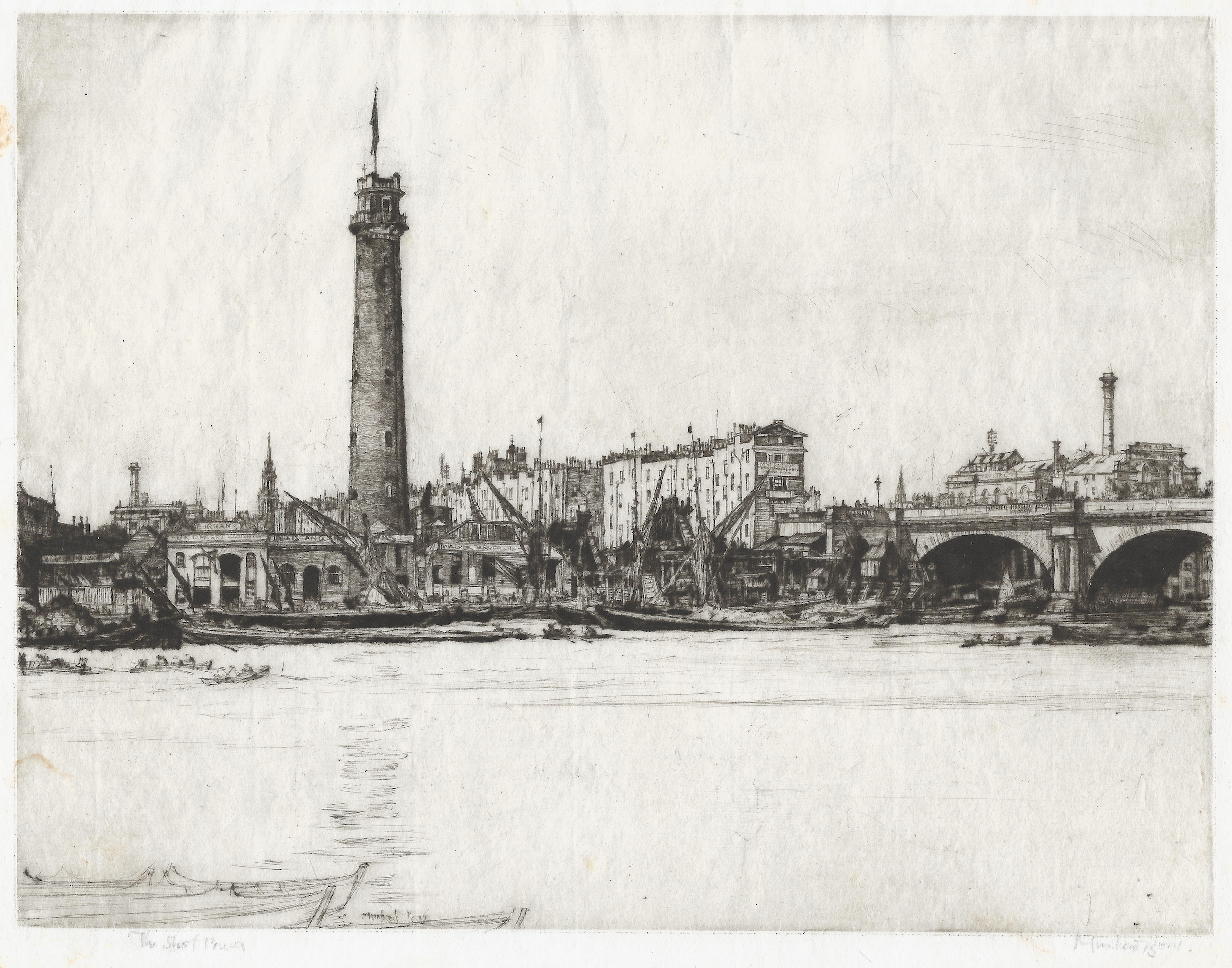 Bone, Sir Muirhead (1876-1953) - The Shot Tower, London, 1904