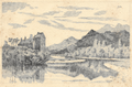 Blackwood, Alexander (1873-1953) - Eilean Donan Castle, c. 1910