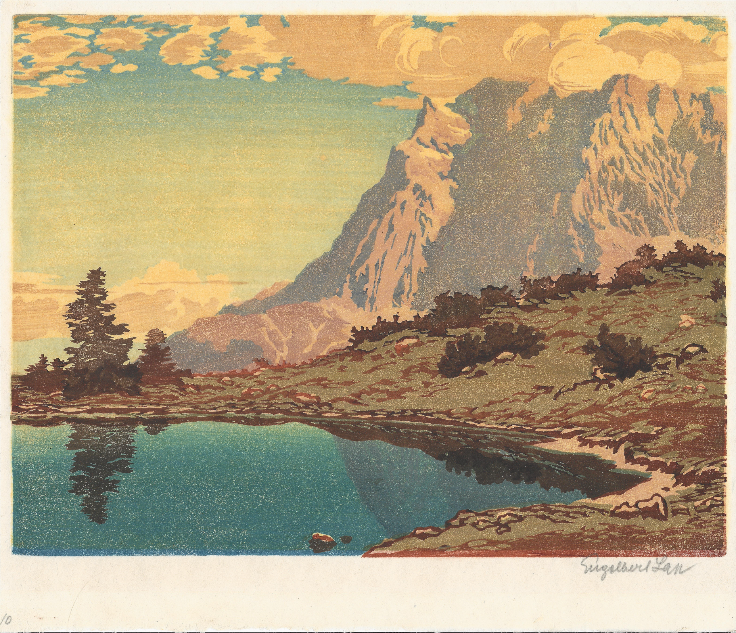 Lap, Engelbert (1886–1970) - Tyrolean Alpine Scene