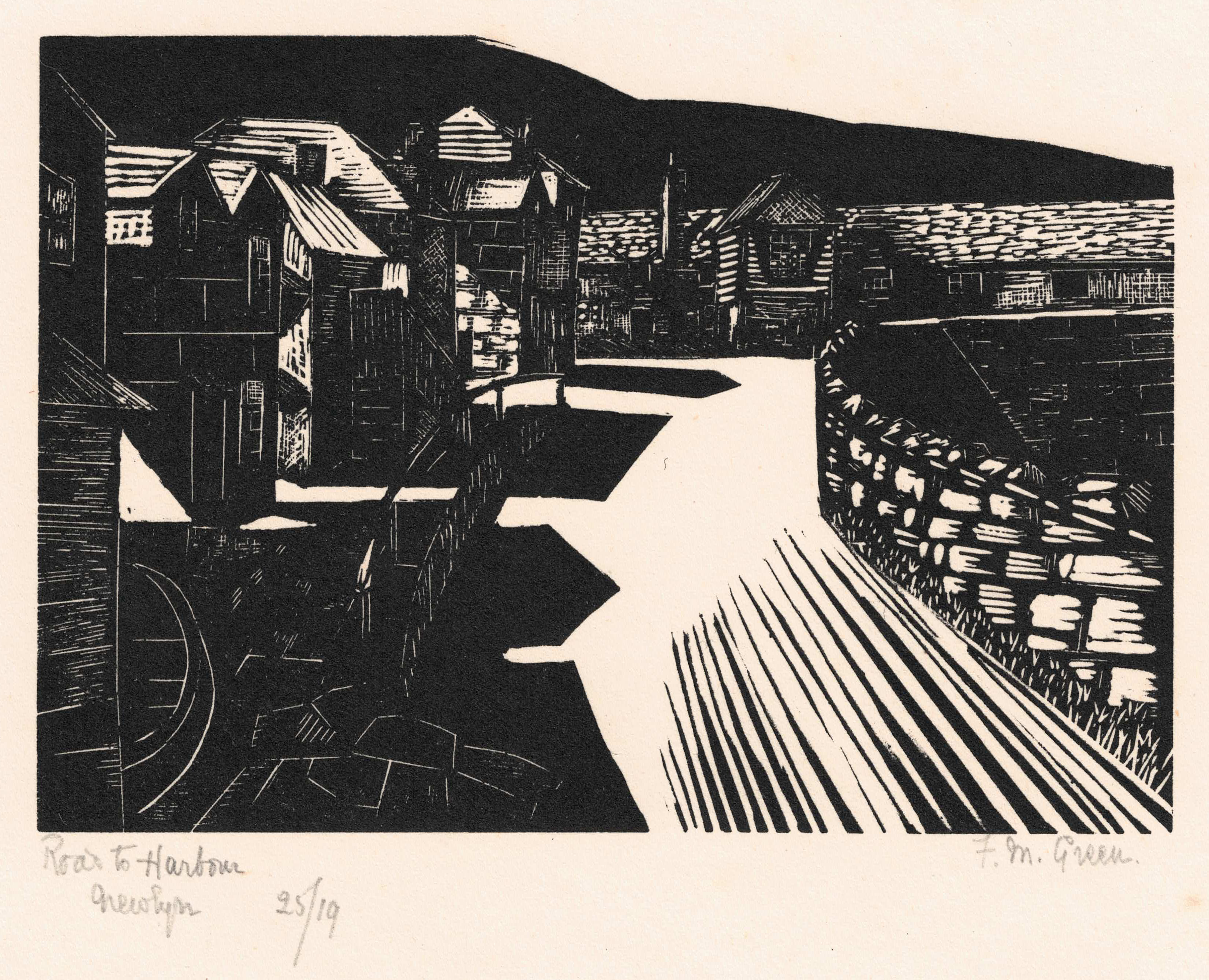 Green, F. M. - Road to Harbour, c. 1930