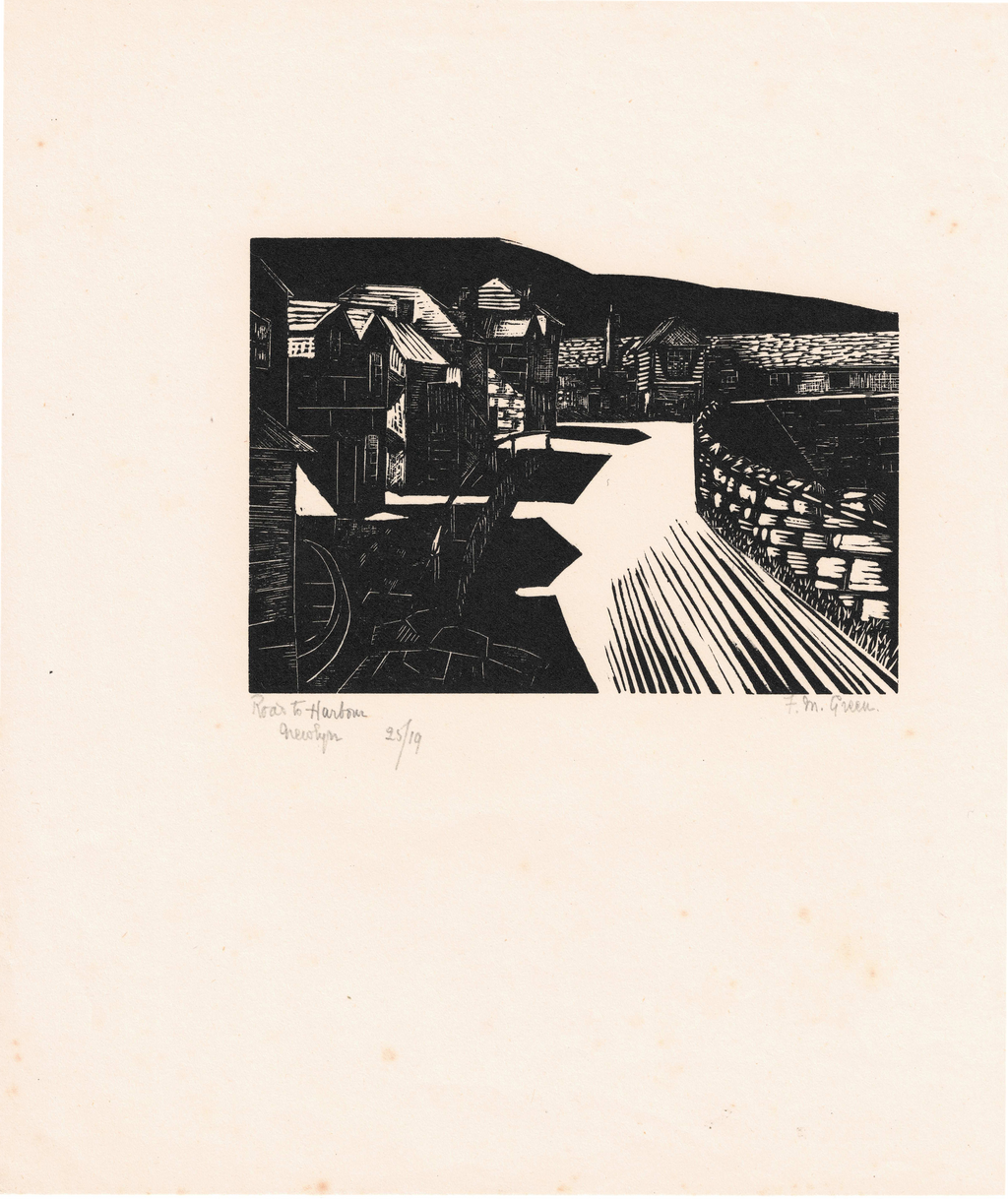 Green, F. M. - Road to Harbour, c. 1930