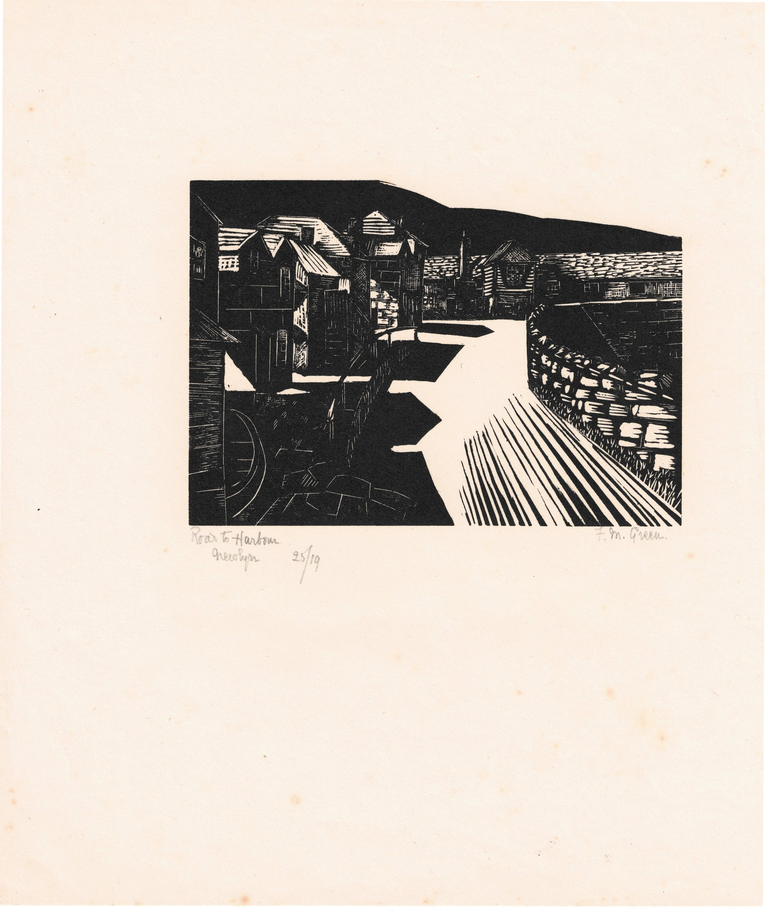 Green, F. M. - Road to Harbour, c. 1930
