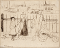 Events Over the Railings, Chelsea Embankment