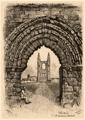 Phillimore, Reginald (1855-1941) - West Door, St Andrews Cathedral