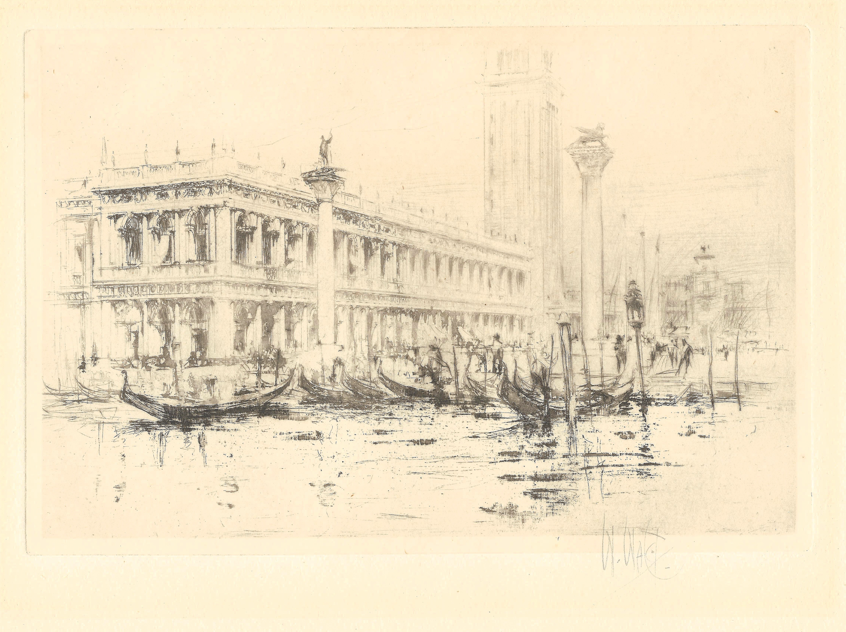 Walcot, William (1874-1943) - Library of St Mark's, Venice, 1920