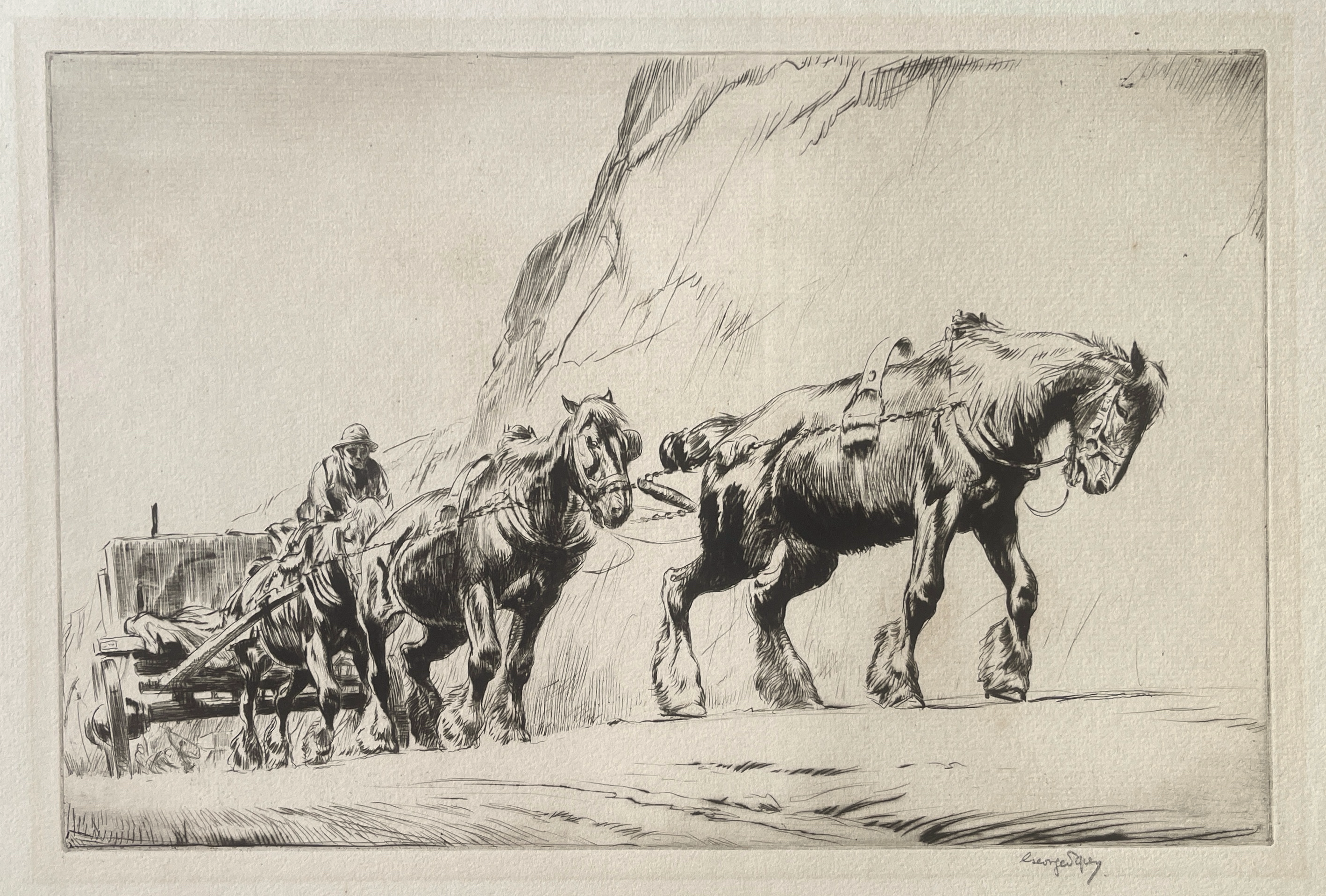Soper, George (1870-1942) - The Quarry Team, c. 1920