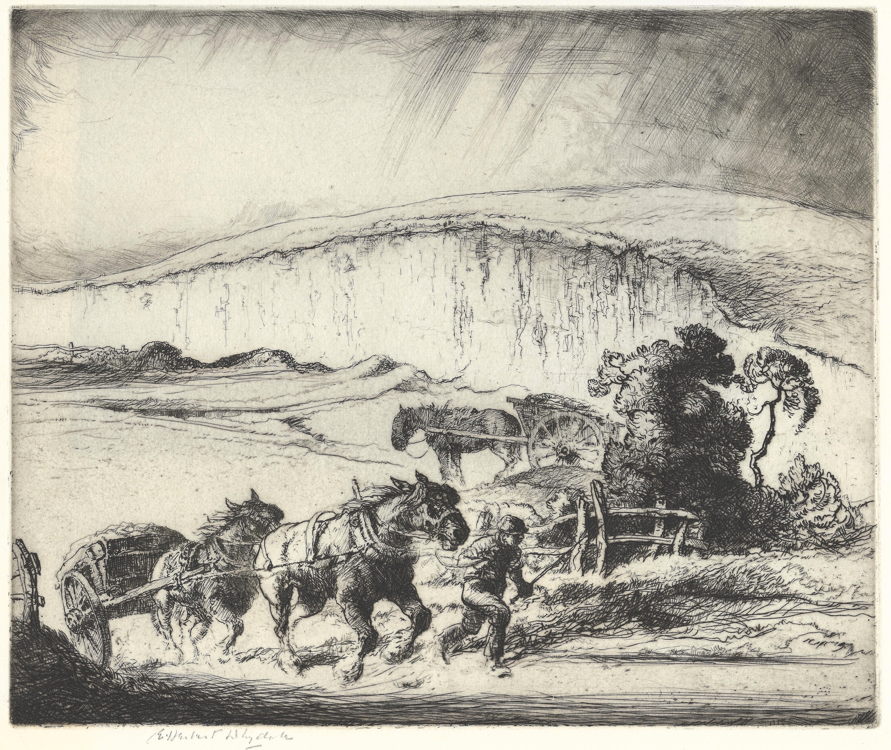 Whydale, Ernest Herbert (1886-1949) - Clunch Pit, c. 1920
