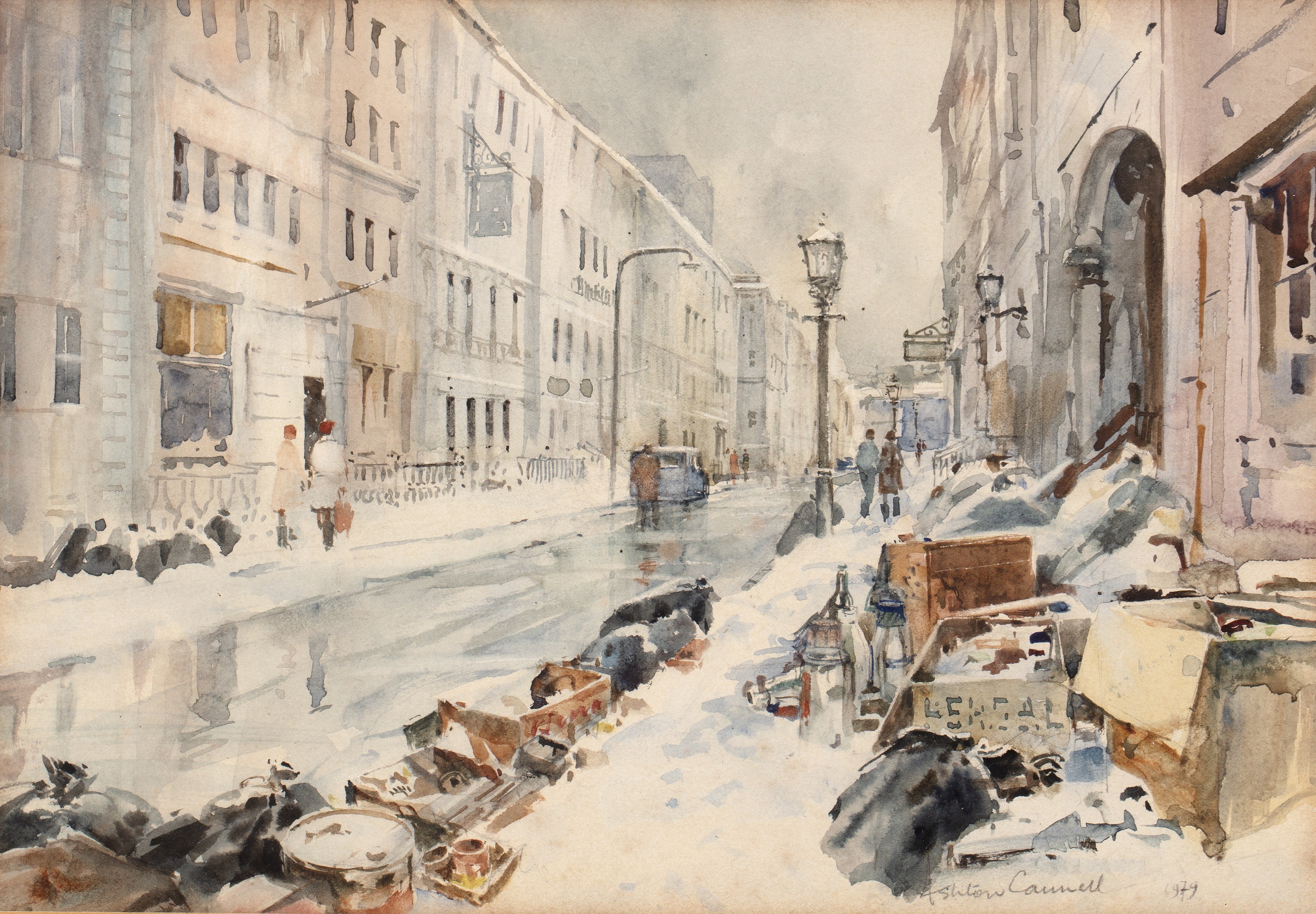 Cannell, Edward (1927-1994) - The Winter of Discontent (Wapping), 1979