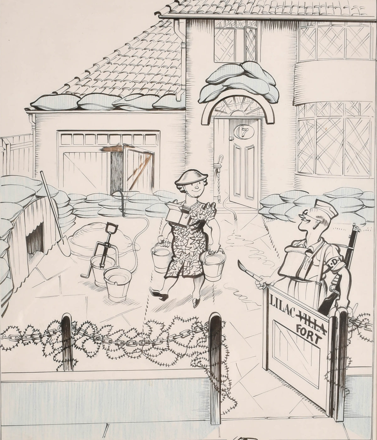 Lee, Joseph (1901 - 1974) - Smiling Through: Desirable Residence, June 1940