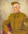 Jörgenson, Barbara (1911 - 2010) - Portrait of a Home Guard Sergeant, c. 1940