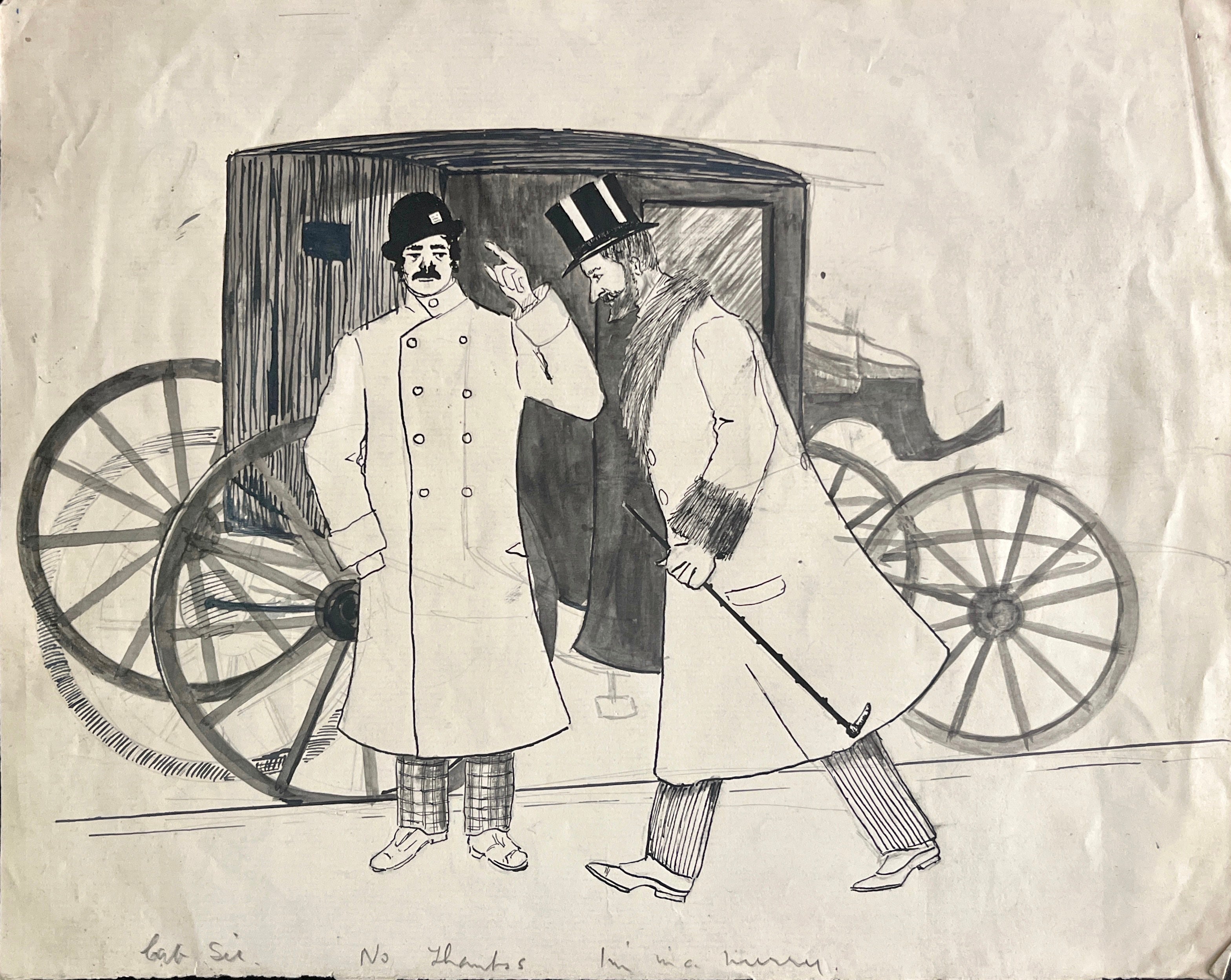 Davy, Hugh - Cab, Sir?, c. 1910s