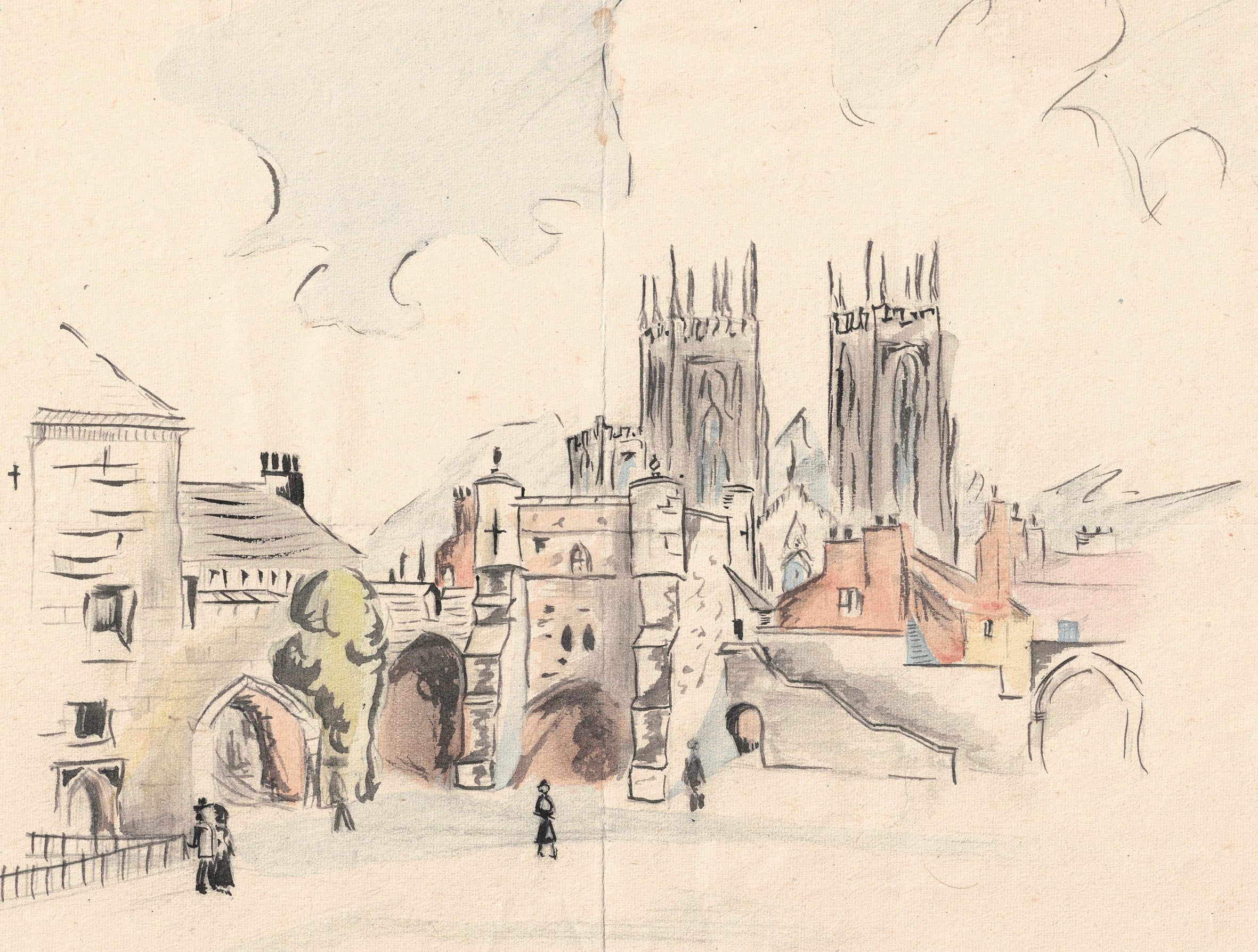 Holt, Michael - View of York Minster, c. 1950