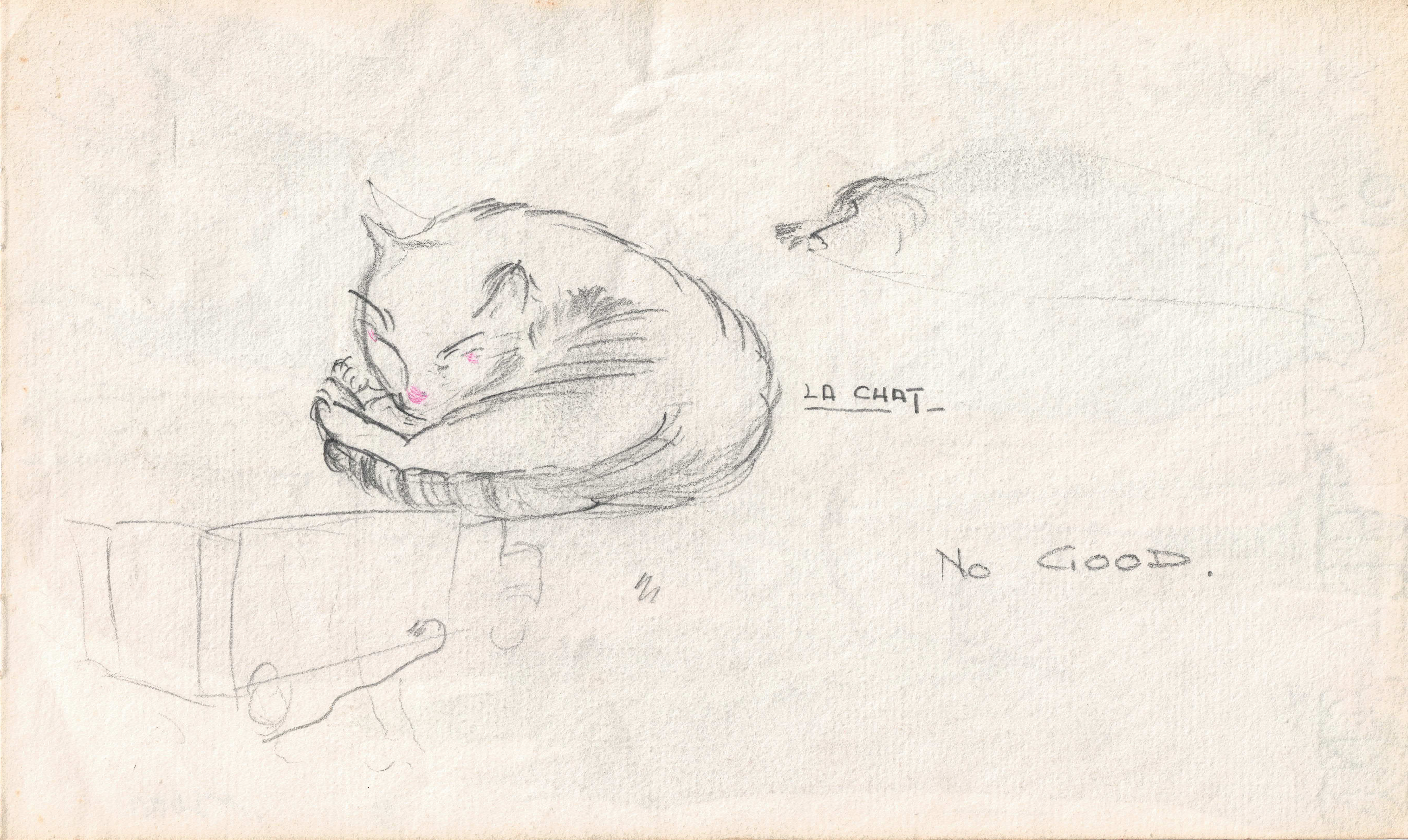 Holt, Michael - The Thicket (with sketch of cat on verso), c. 1951