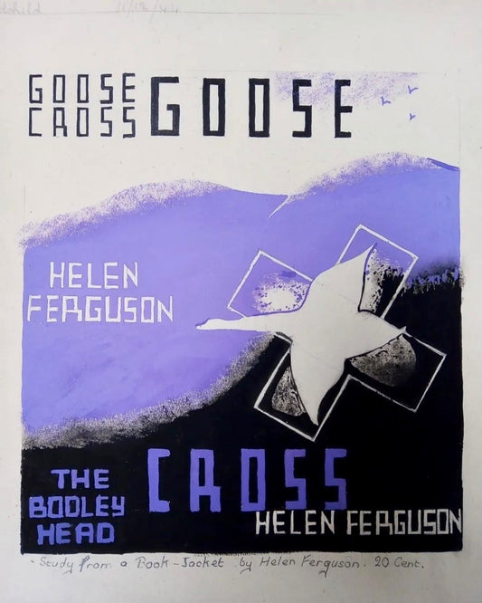 Study of ‘Goose Cross’ Dust Jacket